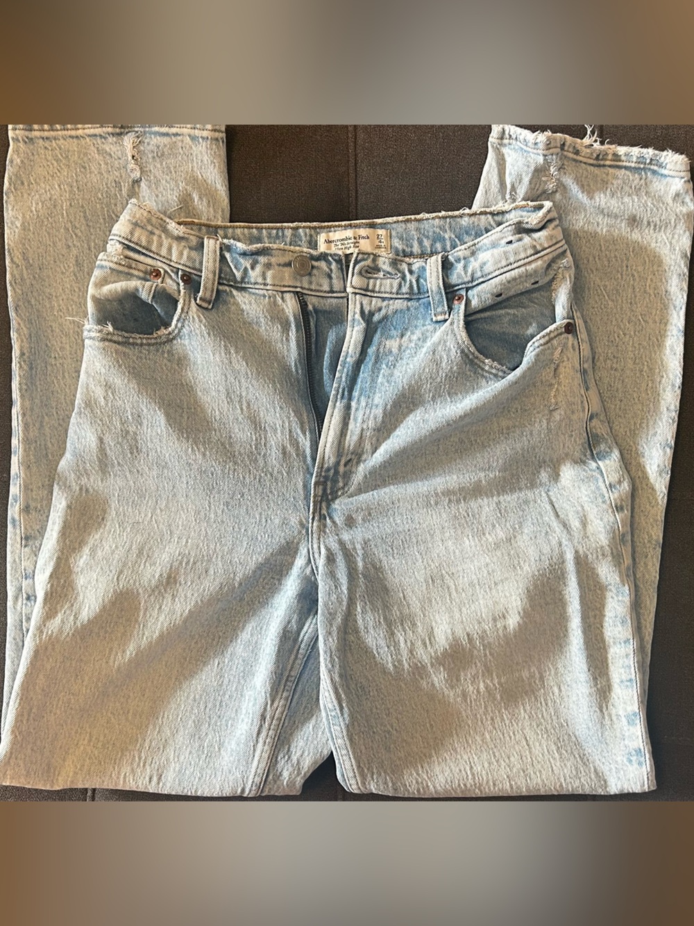 Straight leg jeans